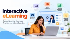 Read more about the article Interactive eLearning: Types, Benefits, Examples, Providers, and Best Practices